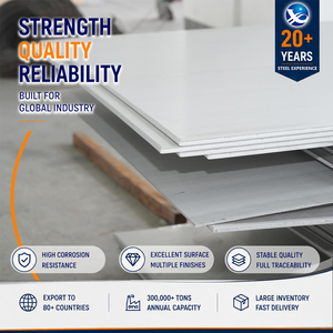 ISO Certified 347H 317L Anti Fingerprint 3.0mm 2500mm Stainless Steel Sheet for Oil and Gas Pipeline - Product Image 1