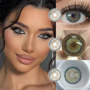 <span class=keywords><strong>Lentilles</strong></span> de contact colorées super naturelles en gros |   <span class=keywords><strong>Lentilles</strong></span> souples annuelles HEMA à 40% d'hydratation, design coréen Haipurecon - Product Image 4