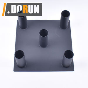 5 supports d'haltères stockage et organisation pour gymnases domestiques, commerciaux et de garage. Peut contenir 5 barres, EZ Curls, Hex Bars. Vertical compact - Product Image 5