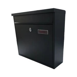 Buzón de acero con 2 ranuras y <span class=keywords><strong>etiqueta</strong></span> de nombre Diseño elegante de buzón de valla - Product Image 1