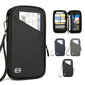 Tùy chỉnh đa chức năng RFID chặn Oxford Chất liệu hộ chiếu không thấm nước chủ thẻ Ví nhiều bao gồm tổ chức - Product Image 1