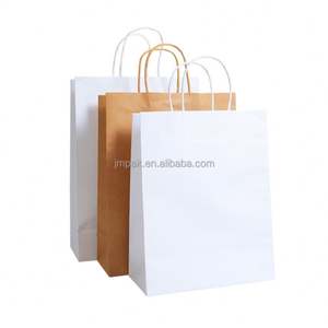Bolsas de Papel Kraft de Alta Calidad con Asas Personalizadas, Ecológicas, Reutilizables, para Compras y Alimentos - Product Image 1