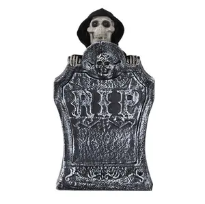 Halloween Ghost Festival decoration Tombstone Haunted House bar Set Luminous sound electric tombstone
