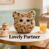 Peluche colorée CuriPal AI avec fonction de réveil au toucher pour enfants - Compagnon émotionnel portable pour pique-nique et fête en plein air