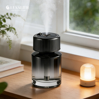 Diffuseur d'arômes intelligent pour voiture, purificateur d'air portable en verre, projection de lumière étoilée, lumière décorative, aromathérapie, rafraîchisseur d'air