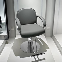 Nouveau Fauteuil de Salon de Coiffure Haut de Gamme en Acier Inoxydable, Réglable en Hauteur par Rotation, Exclusif pour Salons et Instituts de Beauté, Idéal pour la Coloration