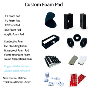 Factory Custom Die Cut Shape Size Round Square Silent Gasket Cushioning Padding Felt <strong>Pad</strong> Adhesive Foam <strong>Pads</strong> - Product Image 3