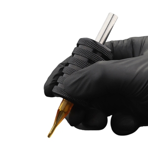 Empuñadura de Aluminio para Tatuajes de 25 mm, 30 mm, 35 mm, Empuñadura de Cartucho Negra Engrosada para Máquina de Tatuar, Suministros Profesionales para Estudio de PMU - Product Image 2