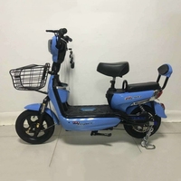 Bicicleta Eléctrica Urbana de China con Motor de 48v 350w, Bicicletas Eléctricas de 2 Ruedas, Motocicletas Eléctricas para Recorridos Turísticos de Corta Distancia