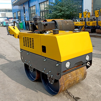 Livraison gratuite!!! Compacteur de chaussée compact EPA/EURO 5, 1 tonne, 1,5 tonne, 2 tonnes, mini-rouleau compresseur vibrant portatif autoporté