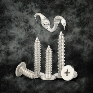 Tùy chỉnh thép không gỉ Tự Khai thác vít mạ bạc đệm Đầu phẳng Phillips đầu bu lông inch jingci thương hiệu - Product Image 5