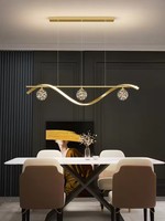 Lampes suspendues Led minimalistes modernes gradation pour Table basse salle à manger îlot de cuisine lustre de plafond luminaire pour la maison
