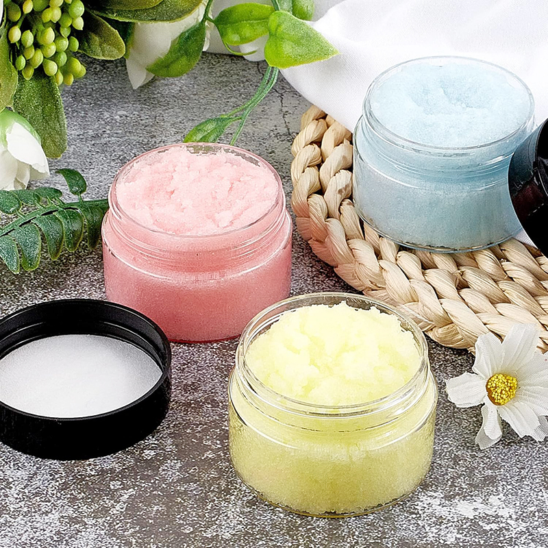 Different Capacity PET Plastic Jar 50ml 80ml 100ml 120ml 150ml 200ml 250ml 500ml Cosmetic Cream Pet Plastic Jar With Cap