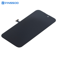Écran LCD Incell complet pour iPhone 15 Pro Max – Pièce de rechange pour réparation de téléphone avec garantie d'un an