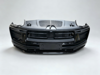 Cubierta de Parachoques Delantero con Conjunto de Ventilador de Refrigeración del Radiador para Porsche Macan 95B 2014-2024, Kit Completo de Refrigeración Delantera