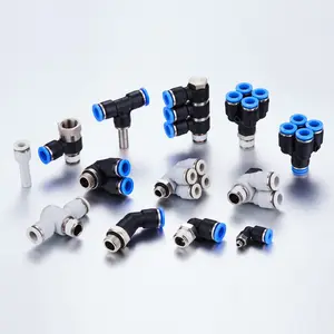 PD Plasticcf PX PLJ PB PM PBT One Touch Tube Air Compressor Fittings Made in Chinah in Connector PC PY PE PL PU Provided 1.5mpa