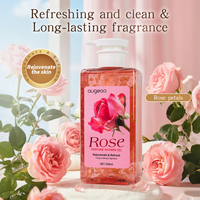 Wholesale Rose Jasmine Petal Moisturizing Soothing Skin Refreshing Long Lasting Fragrance Shower Gel