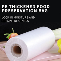 Sacs sous vide transparents pour micro-ondes, emballage alimentaire en plastique PE scellable pour la conservation des aliments frais, pour les courses au supermarché