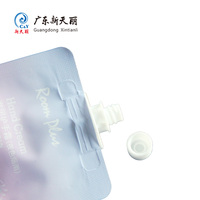 Pochette souple personnalisée avec bec verseur pour crème pour les mains, impression par gravure, couleur dégradée, emballage liquide, sachet stand-up avec bec verseur