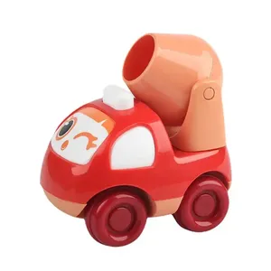 Coches de juguete de dibujos animados para niños, coches de inercia, coches de ingeniería contra incendios para niños, juguetes para niños