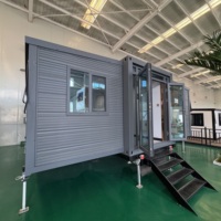 Maisons conteneurs extensibles en structure acier, très demandées, pour hôtels, villas, bureaux – Design moderne, installation facile, 20 pieds