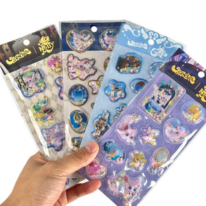 สติกเกอร์ 3 มิติ แจ็คแอนด์ซันนี่ สำหรับเด็กผู้หญิง ตกแต่งด้วย PVC กลิตเตอร์วิบวับ น่ารัก สติกเกอร์กันน้ำ ของขวัญส่งเสริมการขาย รางวัล - Product Image 5