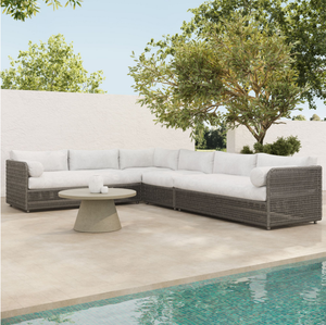 Meubles de jardin bon marché <span class=keywords><strong>Miami</strong></span> Ensemble de canapés d'angle italiens - Product Image 4