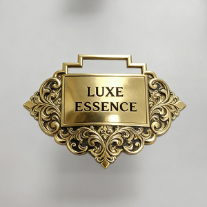 Accept Custom Gold Vinyl Adhesive Waterproof Sticker for Luxury Perfume Bottle with Private Logo - Product Image 5