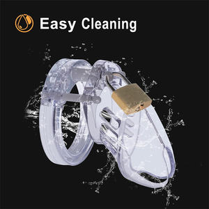 Erkek bekaret cihazı-hafif tıbbi sınıf bekaret kitleri ile 5 u-yüzük, horoz kafes yetişkin seks oyuncak erkekler için - Product Image 3