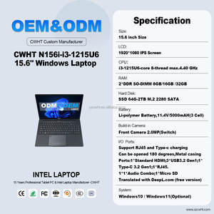 Nouvel ordinateur portable professionnel 15,6 pouces, processeur Intel Core i3 8 cœurs, 1 To SSD, 16 Go de RAM DDR4, écran IPS 4,40 GHz, Windows 10/11 Pro, clavier anglais - Product Image 3