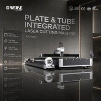 Machine de découpe laser à fibre CNC 4000W/6000W avec rail de guidage AI Hiwin pour tôles, plaques, tubes, acier inoxydable, acier au carbone, profilés carrés