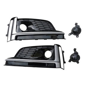 PNB Pair Front Fog Lamp Grills ABS New Fit ACC for AUDI <b>A5</b> 2017-2019 S-Line S5 3 Months Warranty - Product Image 1