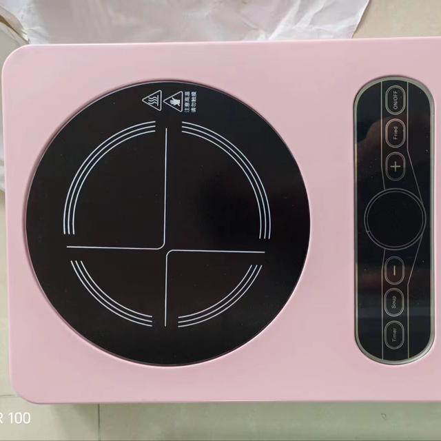 Modern Colorful Induction Cooker with Glass Ceramic Panel and Touch Control Easy to Clean