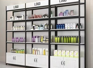 Exhibidor de Lujo Personalizado para Salón de Belleza, Estante de Exhibición para Cosméticos, Mueble de Exhibición para Tienda de Cosméticos - Product Image 3