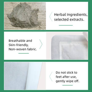 2022 Summer Hot Selling Kunden spezifische Kräuter Vegan Detox <span class=keywords><strong>Foot</strong></span> <span class=keywords><strong>Spa</strong></span> Pads Natürliche organische Zutaten Hot Selling <span class=keywords><strong>Foot</strong></span> <span class=keywords><strong>Patch</strong></span> - Product Image 4