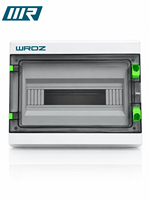 Boîtier de Combinaison/Distribution Solaire WRDZ-18 Voies avec Barres Omnibus en Cuivre Doubles, Porte Verrouillable, Protection IP65 pour Système Solaire