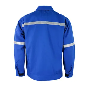 HRC 2 Arc Protective Jacket Inherently Flame Resistant Jacket Safety Workwear Arc Protective Workwear For Industry