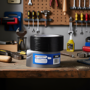 Cinta adhesiva multiusos Ttake, cintas adhesivas negras de 48 mm x 50 m, fuerte adherencia para reparación y fijación - Product Image 2