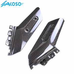 AKOSO, accesorios de fibra de carbono para motocicleta, guardabarros delantero, cubierta embellecedora de Panel lateral, Kits de carenado para Yamaha <span class=keywords><strong>Tmax</strong></span> 560 2017-2024 - Product Image 4