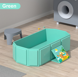 Baignoire Pliable Bébé Avec Coussin Et Thermomètre - Ergonomique, Stable, Vidange Rapide (gris)