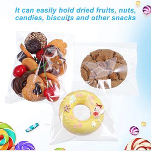 Sacs en cellophane transparents auto-adhésifs 4,5x5,5 pouces, sacs OPP refermables pour emballage de friandises, cadeaux de mariage, lot de 100 - Product Image 5