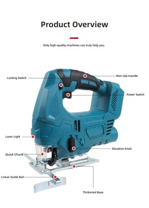 <span class=keywords><strong>Scie</strong></span> <span class=keywords><strong>sauteuse</strong></span> sans fil à batterie haute performance, moteur brushless, 3 vitesses réglables, changement rapide de lame à une touche, batterie lithium-ion, <span class=keywords><strong>pour</strong></span> la découpe du bois et du métal - Product Image 2