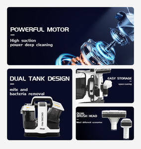 Aspiradora Profesional con Cepillo de Succión y Rociado para Tapicería, Aspiradora con Cable para Mantenimiento de Alfombras y Sofás - Product Image 5