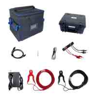 Testeur de résistance DC portable 10A pour transformateurs, précision 0,2 %, résolution 1µΩ, pour tests de postes de transformation extérieurs EM3670B