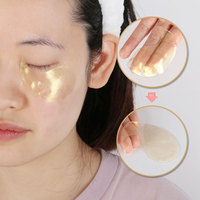 Patchs de masque pour les yeux en gel rafraîchissant aux peptides végétaliens pour les yeux, hydratant, réduit les cernes, anti-rides pour femmes