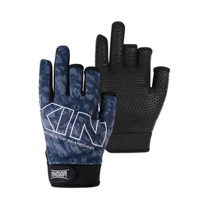 Guantes de pesca King Lure para hombre, con apertura de tres dedos, impermeables, a prueba de frío, forrados de lana, gruesos, para pescar - Product Image 2