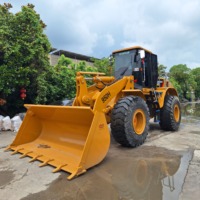 Cargadora de Ruedas Usada Caterpillar 950H con Motor y Bomba, Carga Nominal de 6 Toneladas, Excelente Estado para Ingeniería