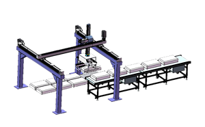 Robot Gantry a 3 Assi Motorizzato Personalizzabile 1-3 Tonnellate con Accelerazione AC220V/380V per Linee di Automazione Industriale - Product Image 2