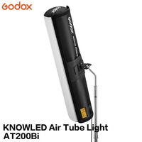 Lumière vidéo LED continue Godox AIR Tube Light AT200 Bi Daylight avec effets FX intégrés et étui portable, lumière photographique