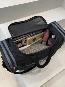 Bolsa de lona para viajes y campamentos al aire libre, ligera, multifuncional, de gran capacidad, para almacenamiento en hombro y mano, bolsa de equipaje - Product Image 6